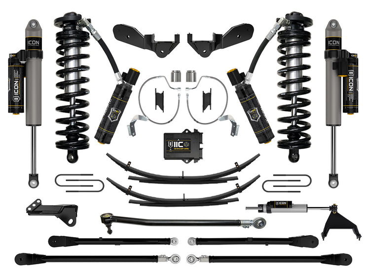 ICON 2023-2025 Ford F-250/F-350 Super Duty 4WD, 4-5.5" Lift, Stage 8 Coilover Conversion System w/ Expansion Packs