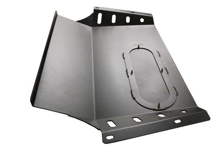 Van Compass Aluminum Intercooler Skid Plate, Ford Transit