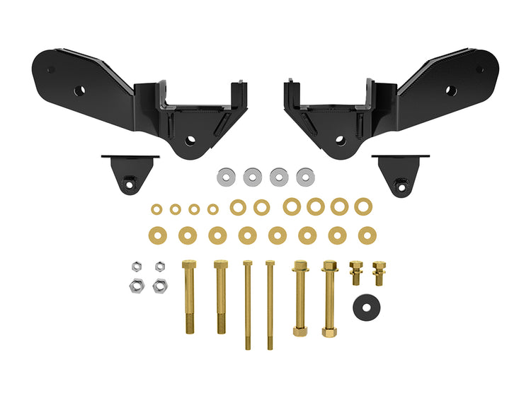 ICON 2023-2025 Ford F-250/F-350 Super Duty 4WD, Front 4-Link Conversion, Frame Bracket Kit