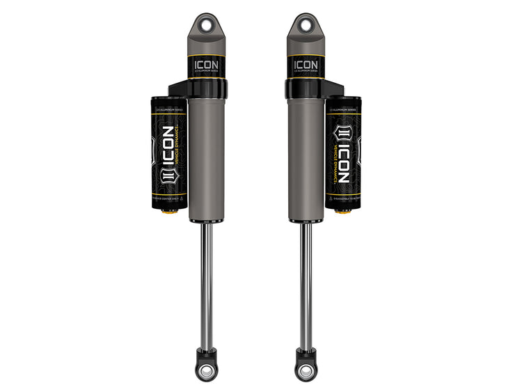 ICON 2021-2025 Ford F-150 4WD/F-150 Tremor, 0-2" Lift, Rear, V.S. 2.5 Aluminum Series Shock Absorbers, Piggyback Reservoir, Pair