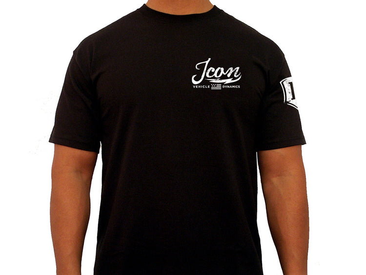 ICON Vintage-Logo Tee – Black, XXXL