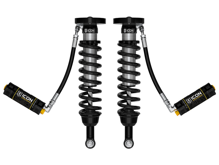 ICON 2019-2026 Chevrolet Silverado1500/GMC Sierra 1500, 1.5-3.5” Lift, Front, V.S. 2.5 Series Coilover Kit, Extended Travel, Remote Reservoir w/ CDCV, Pair