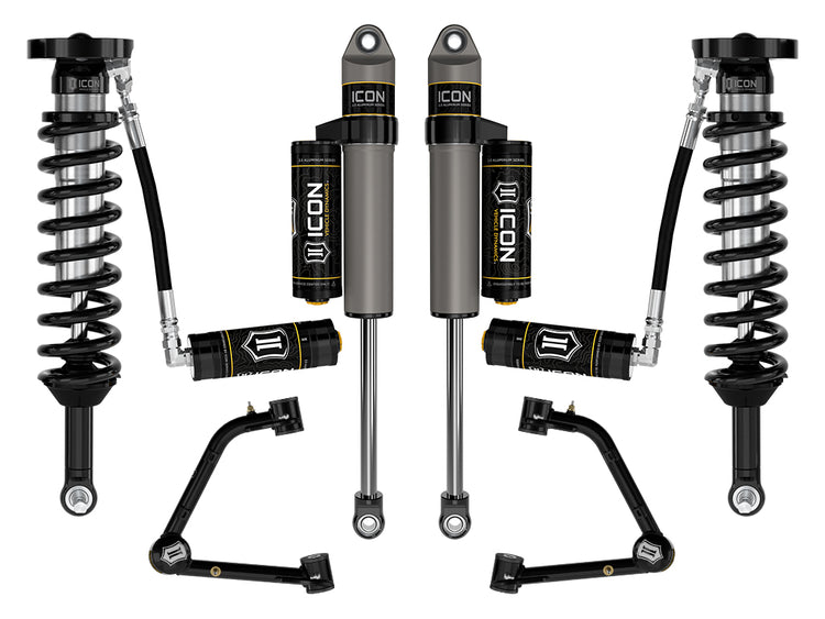 ICON 2023-2026 Chevrolet Colorado WT, LT, & Z71, 1.75-2.5" Lift, Stage 4 Suspension System, Tubular