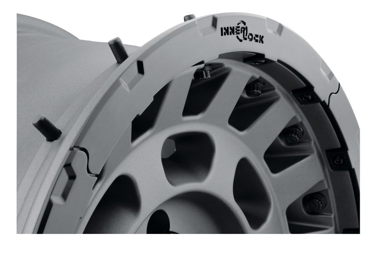 ICON Alloys Hammer Pro, Charcoal, 17 x 8.5 / 6 x 5.5, 0mm Offset, 4.75" BS