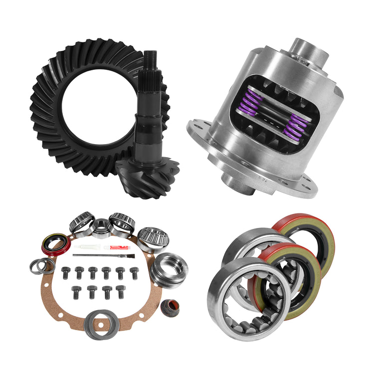 8.8" Ford 4.11 Rear Ring & Pinion, Install Kit, 31spl Posi, 2.53" Axle Bearings