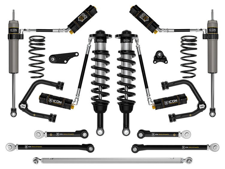 ICON 2025-2026 Toyota 4Runner 4WD, 1.25-3" Lift, Stage 10 Suspension System, Tubular