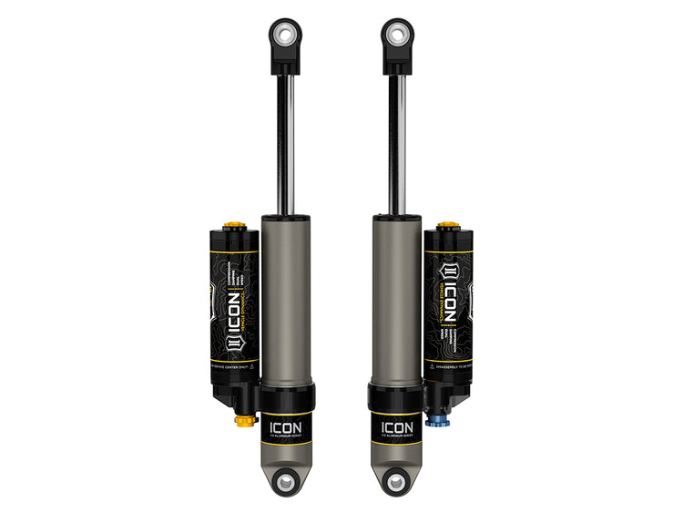ICON 2019-2026 Chevrolet Silverado 1500/GMC Sierra 1500, 0-2" Lift, Rear, V.S. 2.5 Aluminum Series Shock Absorbers, Piggyback Reservoir w/ CDXS, Pair