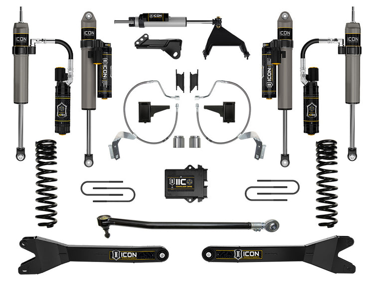 ICON 2023-2026 Ford F-250/F-350 Super Duty 4WD, Diesel, 4.5" Lift, Stage 8 Suspension System w/ Radius Arms