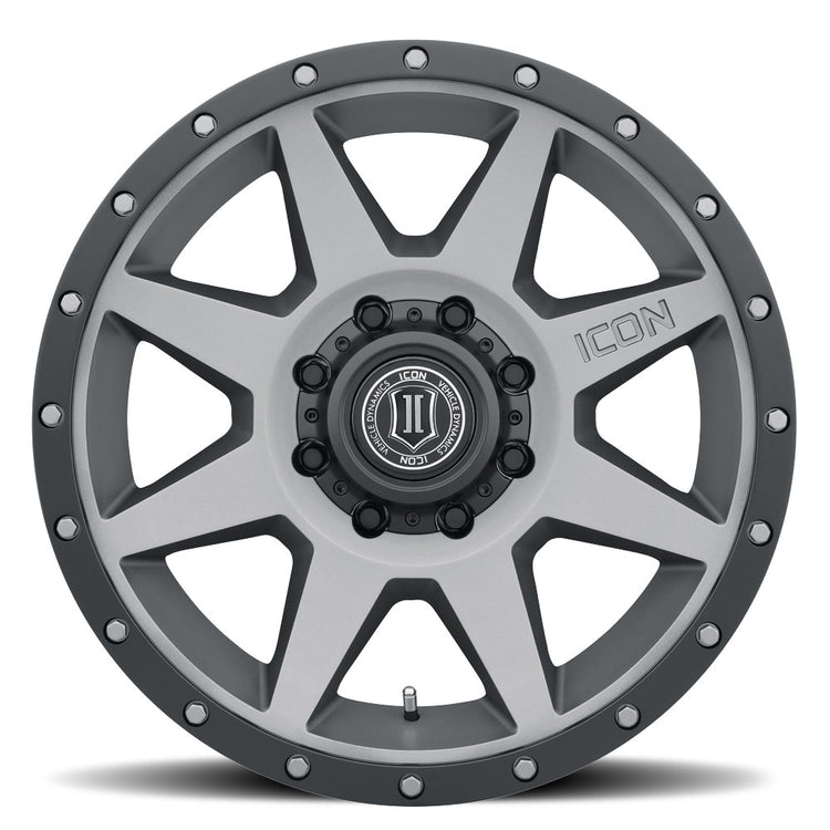 ICON Alloys Rebound, Titanium, 20 x 9 / 8 x 6.5, 12mm Offset, 5.5" BS