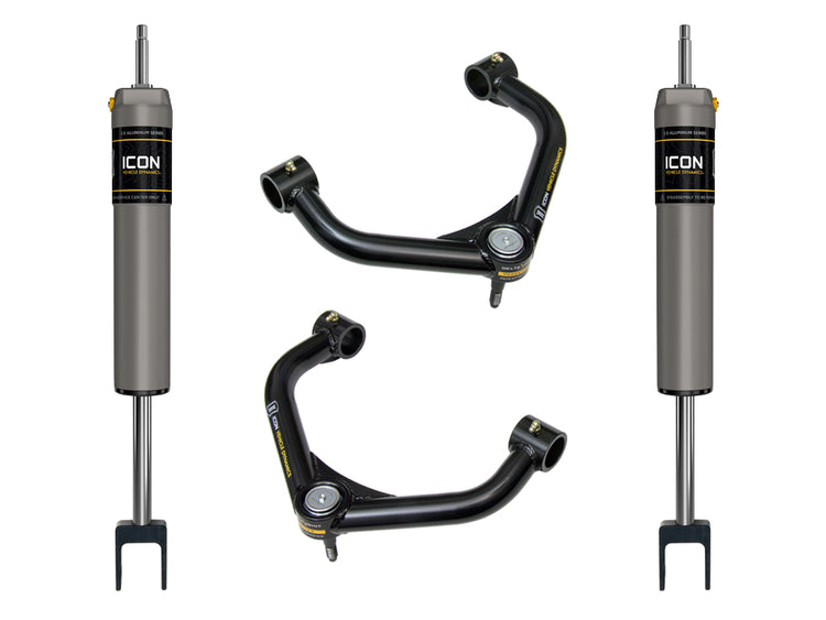 ICON 2011-2019 GM 2500/3500 HD, 0-2” Lift, V.S. 2.5 Aluminum Series Shock System, Internal Reservoir, Tubular