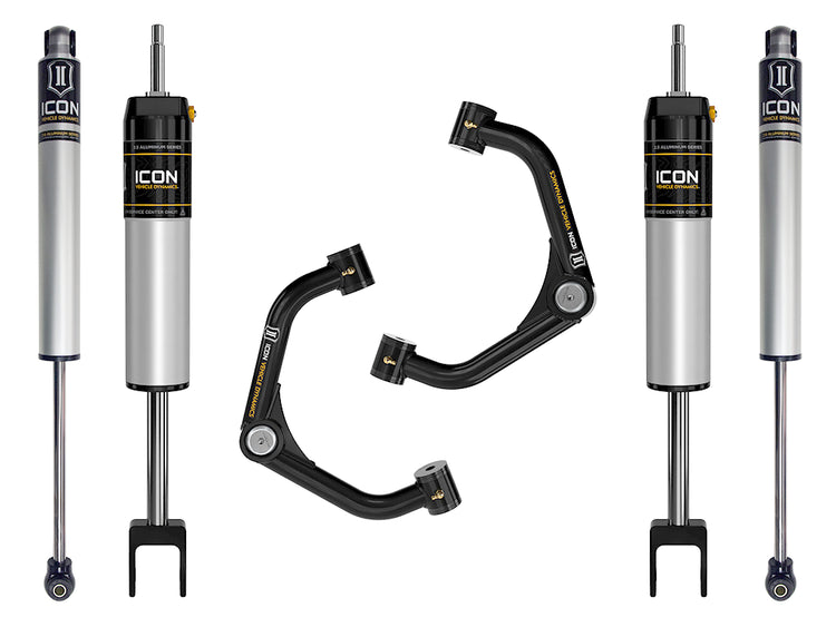 ICON 2020-2026 GM 2500/3500 HD, 0-2" Lift, Stage 1 Suspension System, Tubular