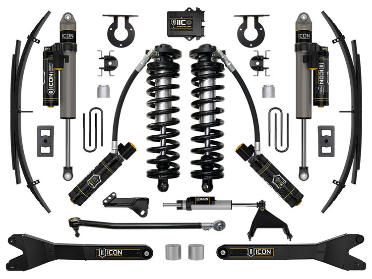 ICON 2023-2026 Ford F-250/F-350 Super Duty 4WD, 2.5-3" Lift, Stage 6 Coilover Conversion System with Radius Arms and Expansion Packs