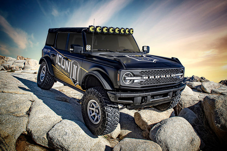 ICON 2021-2023 Ford Bronco, Front, 1.5-4” Lift, V.S. 2.5 Series Coilover Kit, Internal Reservoir