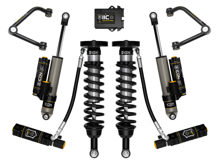 ICON 2019-2026 Chevrolet Silverado 1500/GMC Sierra 1500, 1.5-3.5" Lift, Stage 6 Suspension System, Tubular