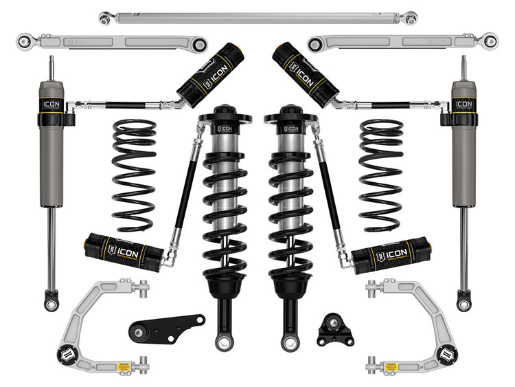 ICON 2025-2026 Toyota 4Runner 4WD, 1.25-3" Lift, Stage 7 Suspension System, Billet