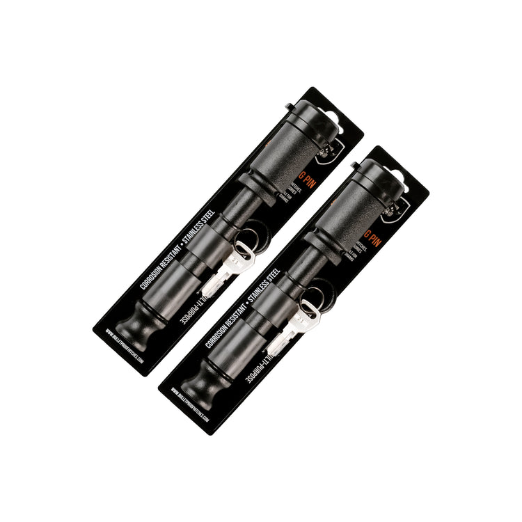 BulletProof Black Ops 5/8" Locking Pin, 2-Pack Keyed Alike