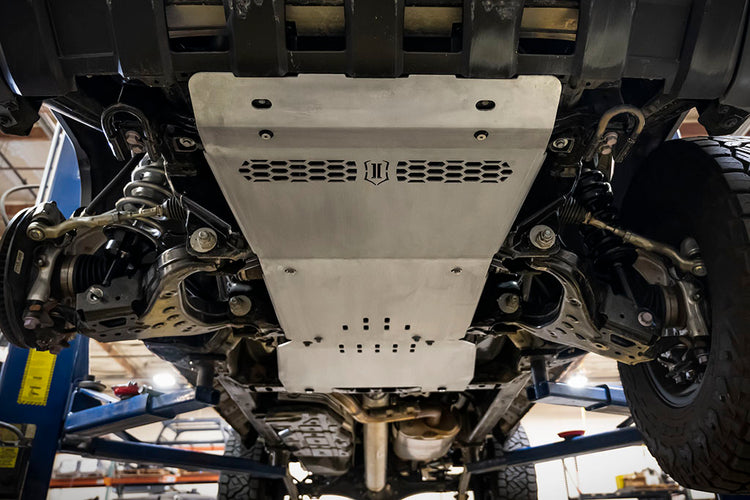 ICON 2024-2026 Toyota Tacoma/2025-2026 Toyota 4Runner, Gas/Automatic, Transmission Skid Plate Kit