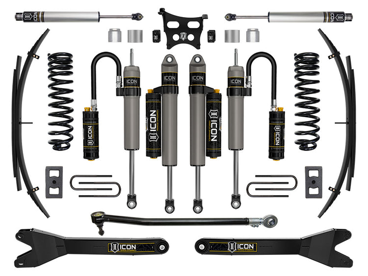 ICON 2023-2026 Ford F-250/F-350 Super Duty 4WD, Diesel, 2.5" Lift, Stage 5 Suspension System w/ Radius Arms and Expansion Packs