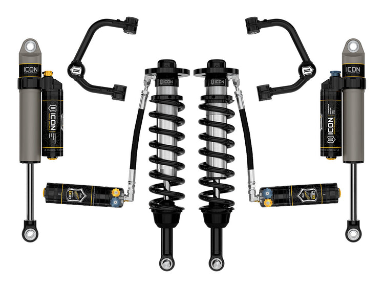 ICON 2021-2025 Ford F-150 4WD, 2.75-3.5" Lift, Stage 4 Suspension System, Tubular, CDXS