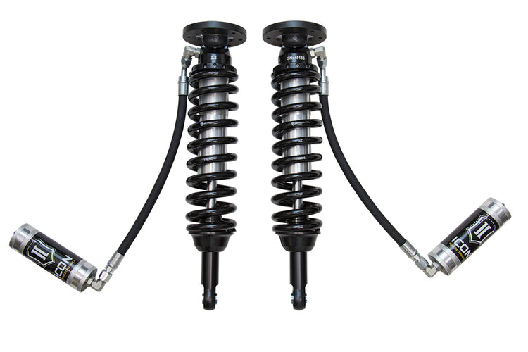 ICON 2009-2013 Ford F-150 4WD, 1.75-2.63” Lift, Front, V.S. 2.5 Series Coilover Kit, Remote Reservoir