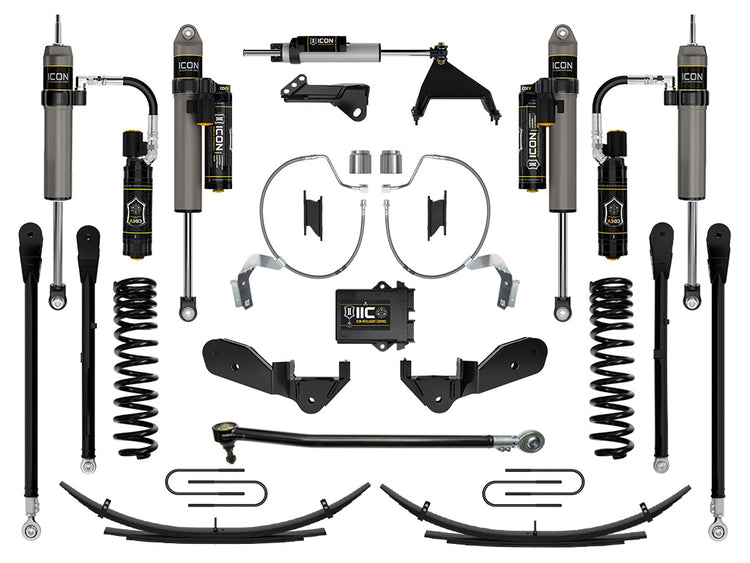 ICON 2023-2026 Ford F-250/F-350 Super Duty 4WD, Gas, 4.5" Lift, Stage 8 Suspension System w/ Expansion Packs