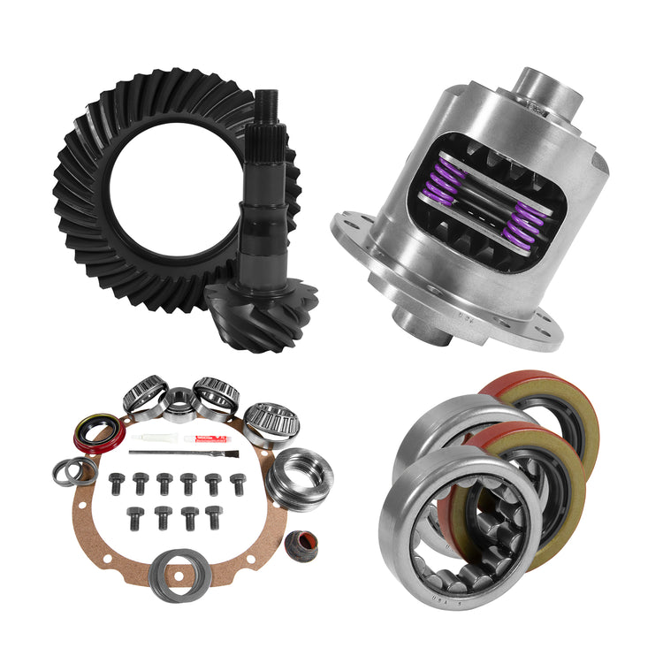 8.8" Ford 3.73 Rear Ring & Pinion, Install Kit, 28spl Posi, 2.25" Axle Bearings