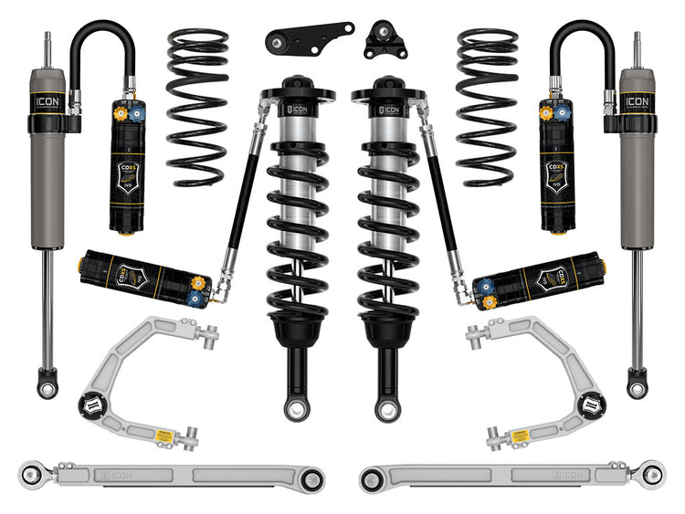 ICON 2024-2026 Toyota Tacoma 1.25-3" Lift, Stage 9 Suspension System, Billet, Triple Rate Rear Springs