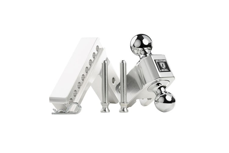 BulletProof 2.5" Aluminum Medium Duty 4" Drop/Rise Hitch