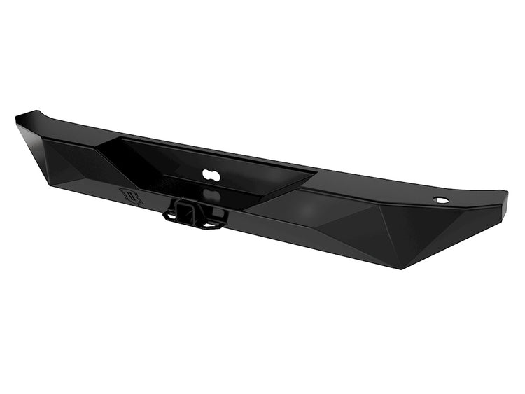 ICON Impact Armor 07-18 Jeep Wrangler JK Pro Series Rear Bumper w/ Hitch