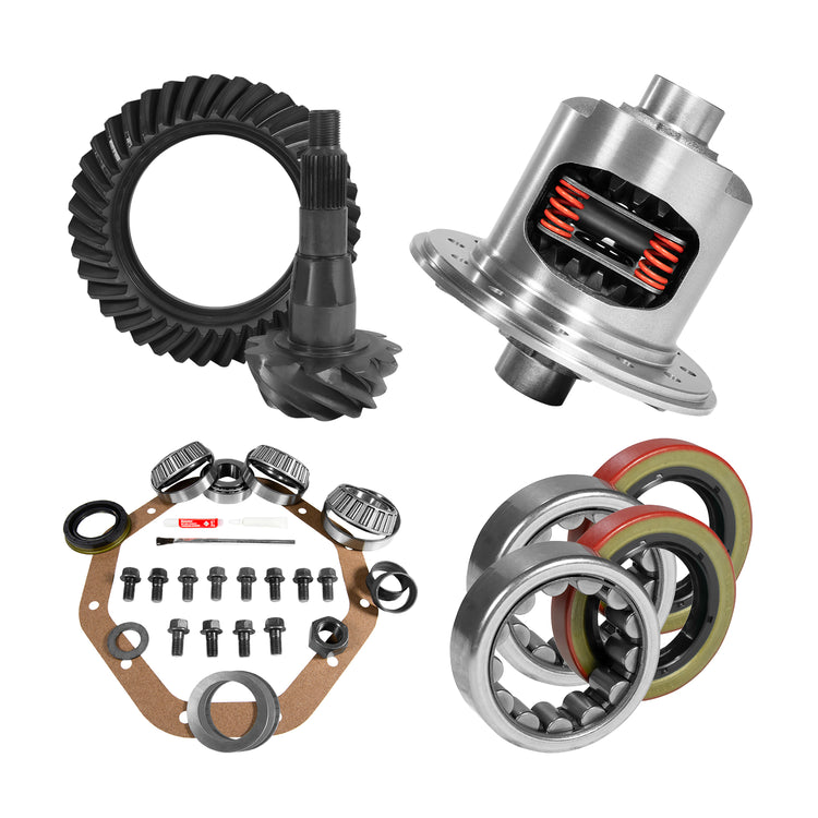 9.25" CHY 3.21 Rear Ring & Pinion, Install Kit, 31spl Posi, 1.62" Axle Bearings