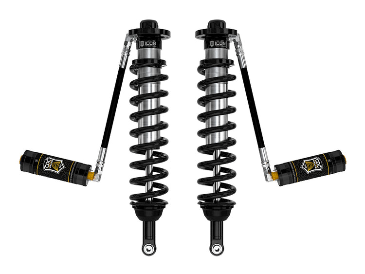 ICON 2005-2023 Toyota Tacoma/2003-2024 Toyota 4Runner/2007-2014 Toyota FJ Cruiser, Front, V.S. 2.5 Series Coilover Kit, Long Travel, Remote Reservoir w/ CDCV, Pair
