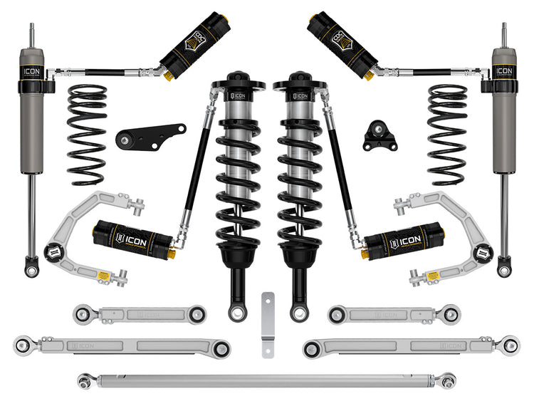 ICON 2024-2026 Toyota Land Cruiser 250 Series, 1.25-3" Lift, Stage 9 Suspension System, CDCV, Billet