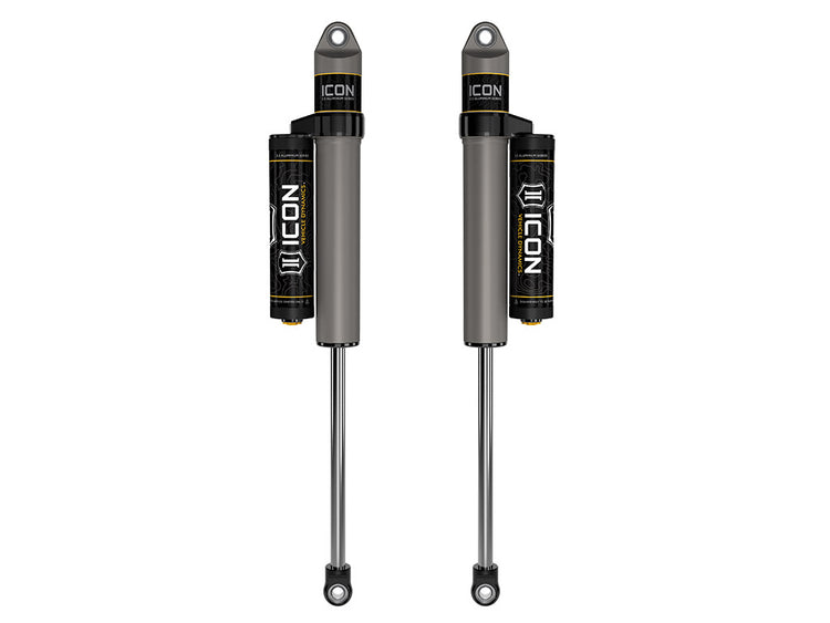 ICON 1999-2026 Ford F-250/F-350/F-450 Super Duty, 0-3” Lift, Rear, V.S. 2.5 Aluminum Series Shocks, Piggyback Reservoir, Pair