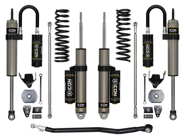 ICON 2014-2026 Ram 2500 4WD, Diesel, OEM Air Spring Rear, 4.5" Lift, Stage 2 Suspension System