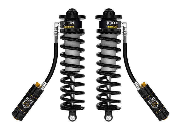 ICON 2005-2026 Ford F-250/F-350 Super Duty 4WD, 2.5-3” Lift, V.S. 3.0 Series Coilover Conversion Kit, Remote Reservoir w/ CDCV, w/ Caster Cams