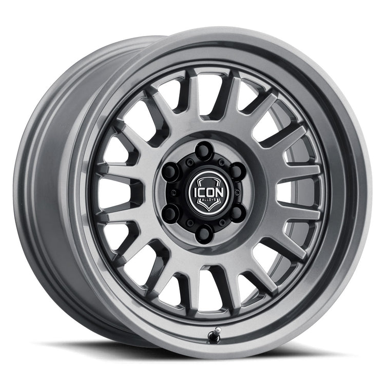 ICON Alloys Anza, Gun Metal, 17 x 8.5 / 6 x 135, 6mm Offset, 5" Backspace