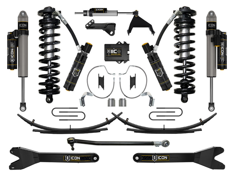 ICON 2023-2026 Ford F-250/F-350 Super Duty 4WD, 4-5.5" Lift, Stage 8 Coilover Conversion System w/ Radius Arms & Expansion Packs