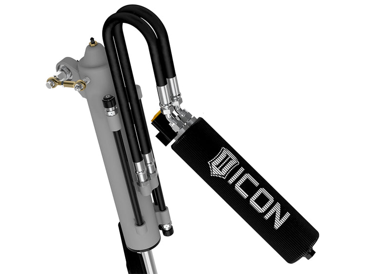 ICON 2021-2025 Ford F-150 Raptor, Driver Rear, V.S. 3.0 Series Zeta Bypass RXT Shock Absorber, Remote Reservoir w/ CDEV