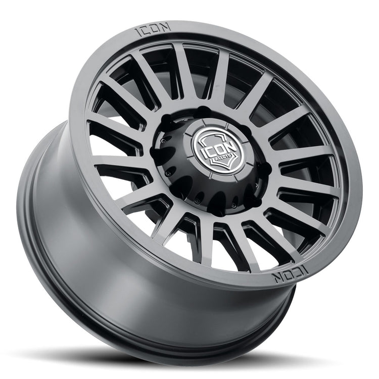 ICON Alloys Recon SLX, Satin Black, 18 x 9 / 8 x 170, 6mm Offset, 5.25" Backspace