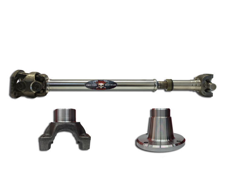 Adams Driveshaft Jk Front 1350 Cv Driveshaft [Heavy Duty Series] Greasable U-Joints