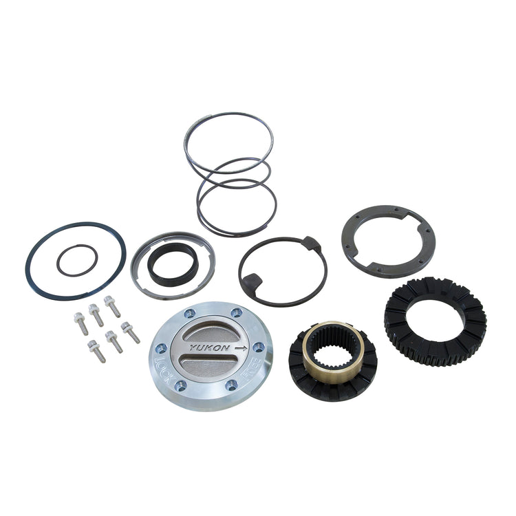 Yukon Hardcore Locking Hub, 00-08 Dodge 1-Ton Front w/Spin Free Kit 1 side only