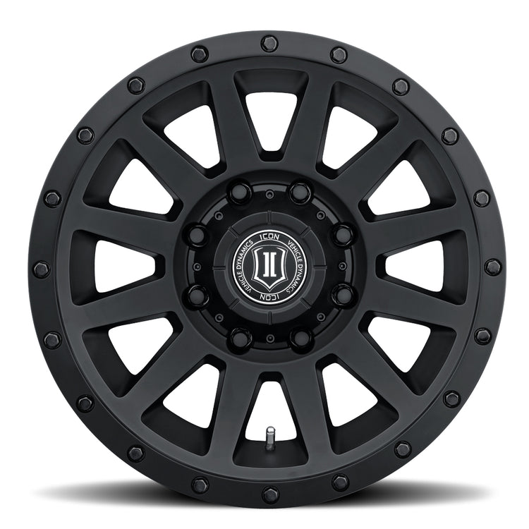 ICON Alloys Compression HD, Double Black, 18 x 9 / 8 x 170, 6mm Offset, 5.25" BS
