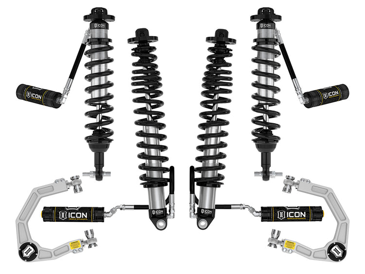 ICON 2021-2026 Ford Bronco, Non-Sasquatch, 3-4" Lift, Stage 4 Suspension System, Billet, Heavy Rate Rear Springs
