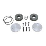 Yukon Hardcore Drive Flange Kit Dana 44 19-Spl Outer Stubs, Non-Engraved Caps