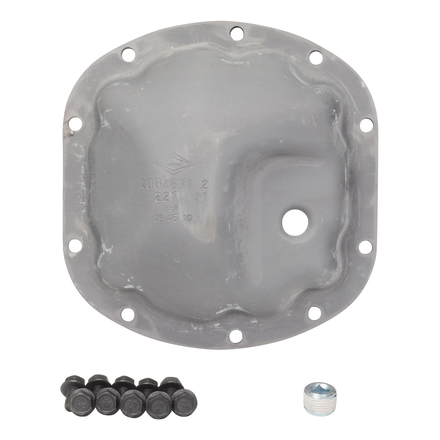 Steel cover for Dana 30 standard rotation front 