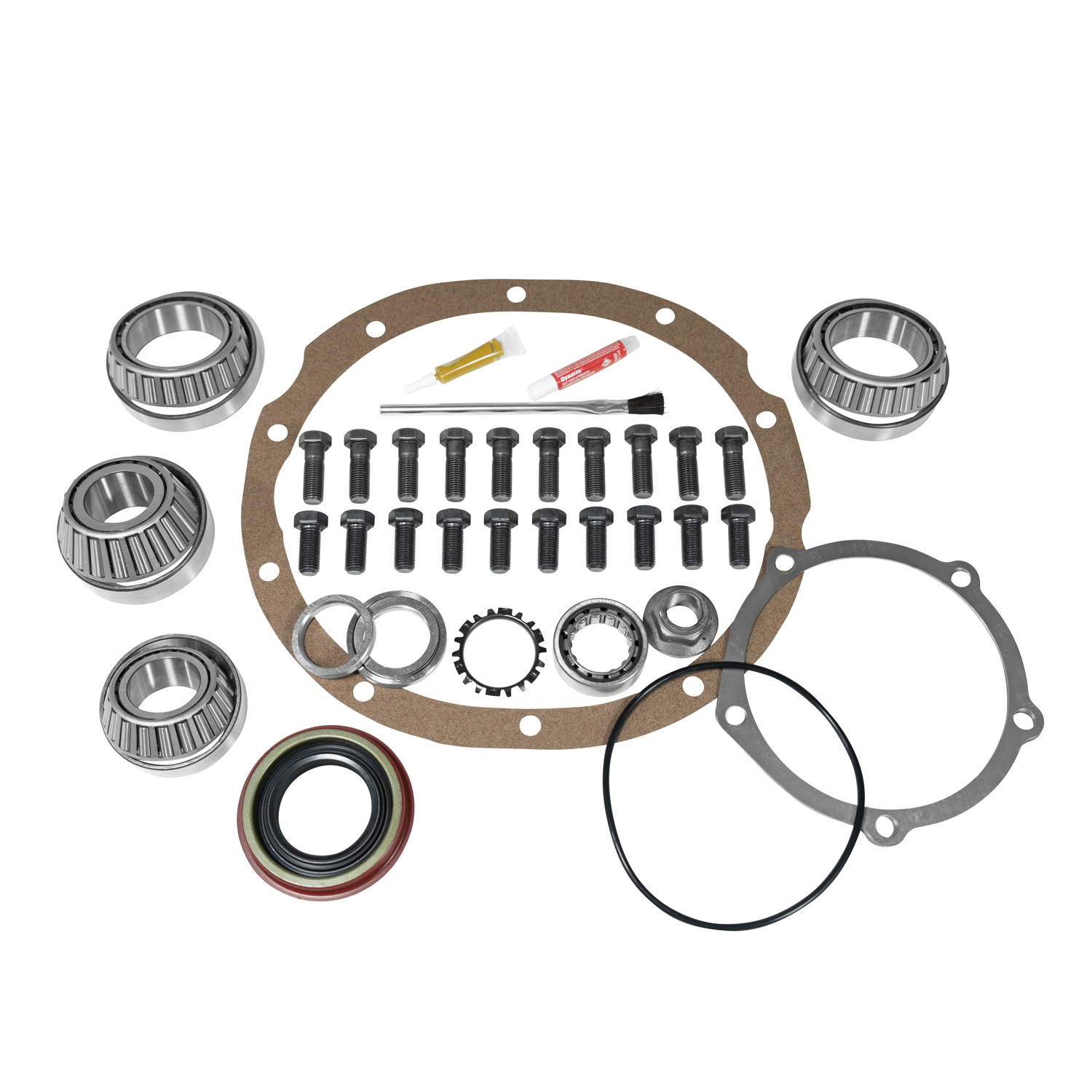 Yukon Master Overhaul kit for Ford 9" LM102910 diff w/crush sleeve eliminator 