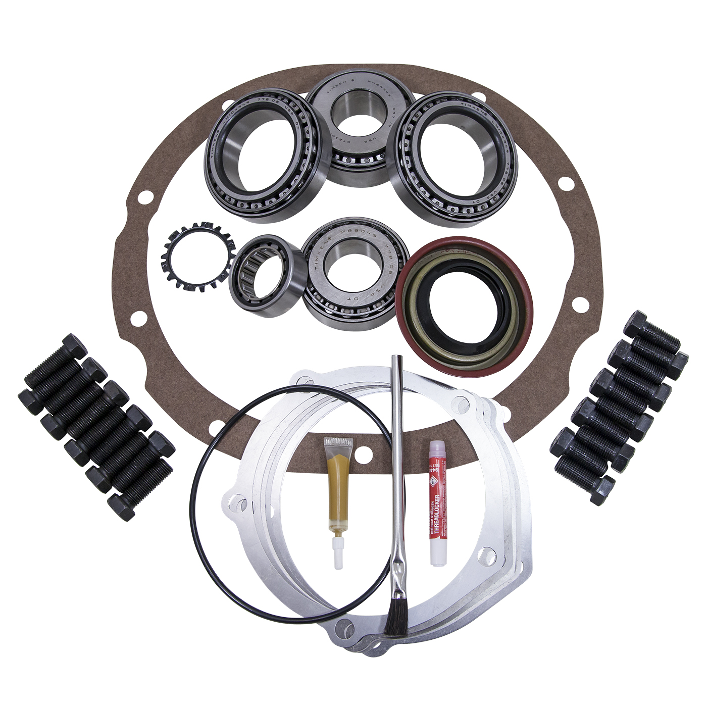 USA Standard Master Overhaul kit, Ford 9" LM102910 differential, w/ solid spacer