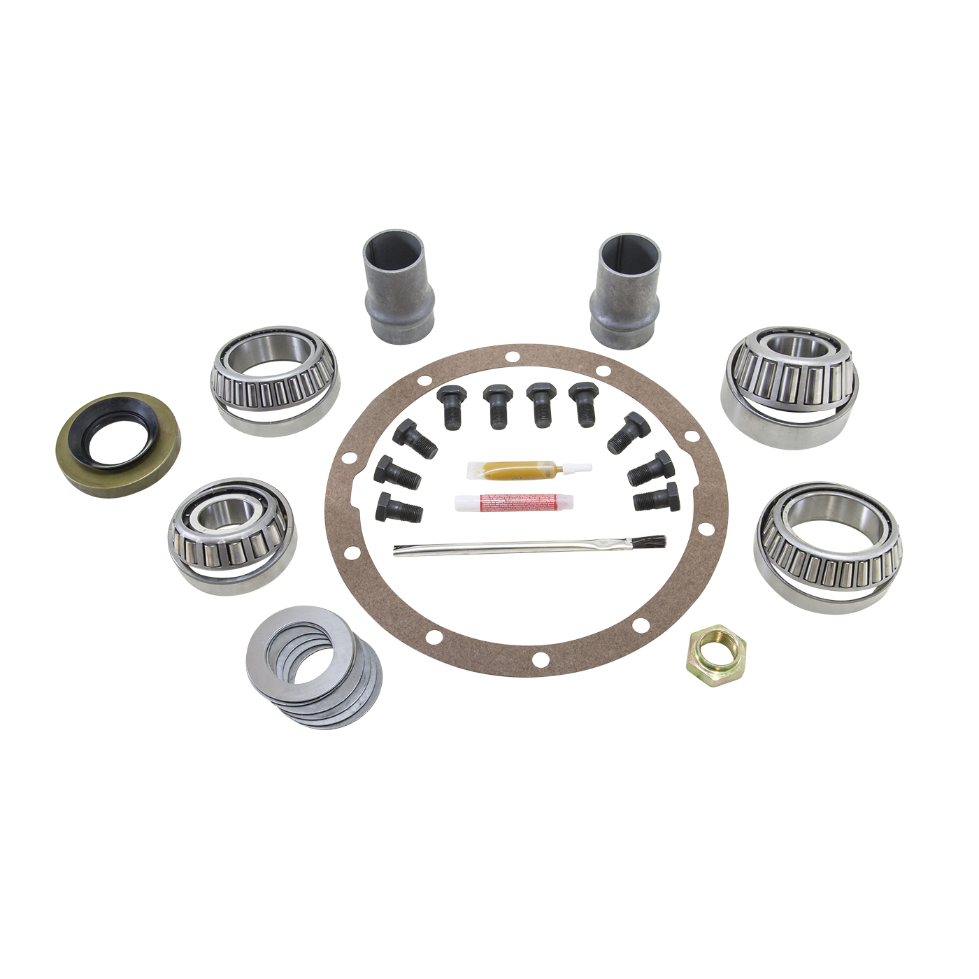 Yukon Master Overhaul Kit, Toyota 8", '86+, w/OEM 1-5/8" R&P w/Zip/ARB/V6 lockr 