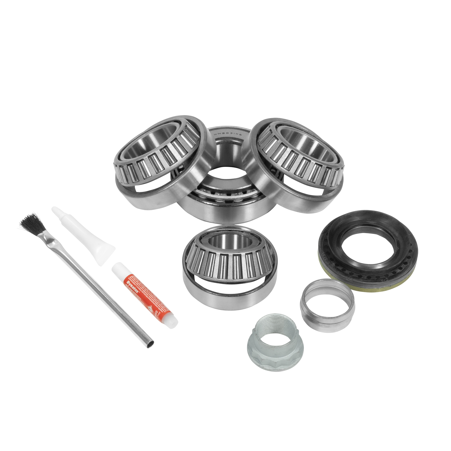 Yukon Front Bearing & Install Kit, 05-10 Jeep WK Grd Cherokee, XK Coman, 8" IFS 