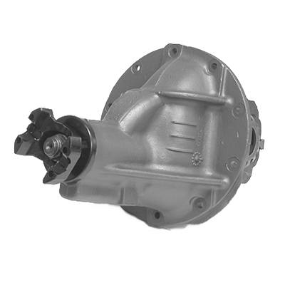 Drops out the front of the housing in attition to having a 10 bolt rear cover. Uses c/clip axles. Ring Gear Bolts: (12) 3/8 x 24 RH 